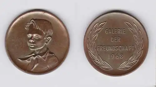 DDR Bronze Medaille Pionier Galerie der Freundschaft 1968 (139598)