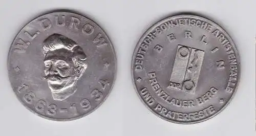 DDR Medaille Berlin Prenzlauer Berg W.L.Durow 1863-1934 (115699)