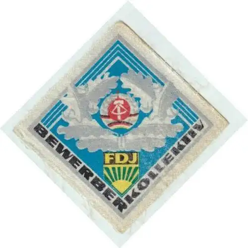 DDR Aufnäher Mitglied des FDJ-Bewerberkollektivs f. militärische Berufe (145169)