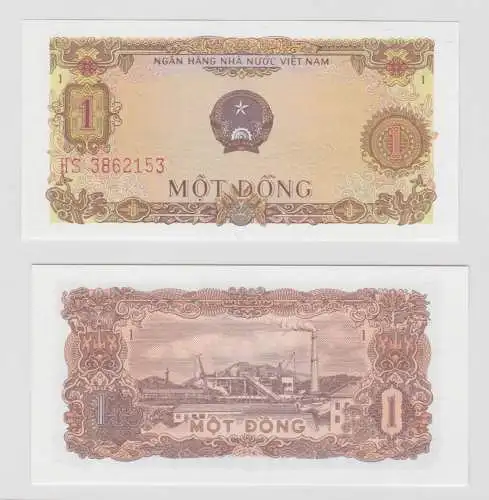 1 Dông Banknote Vietnam 1976 Pick 80 UNC (138133)