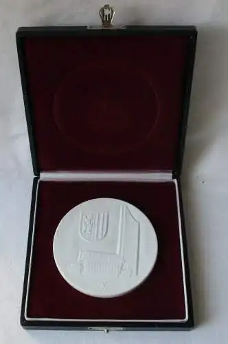 DDR Porzellan Medaille Erinnerungsplakette Sportclub SC Leipzig (129978)