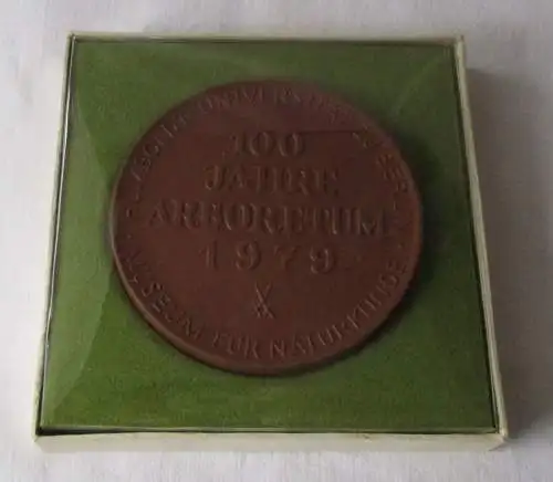 DDR Medaille 100 Jahre Arboretum 1979 - Humbold-Universität zu Berlin (126151)