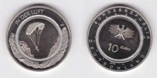 10 Euro Münze Deutschland In der Luft 2019 G vz/Stgl. (131070)