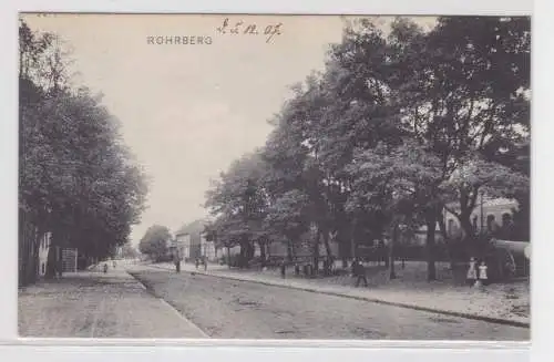 01206 Ak Rohrberg (Altmark) Straßenansicht 1907