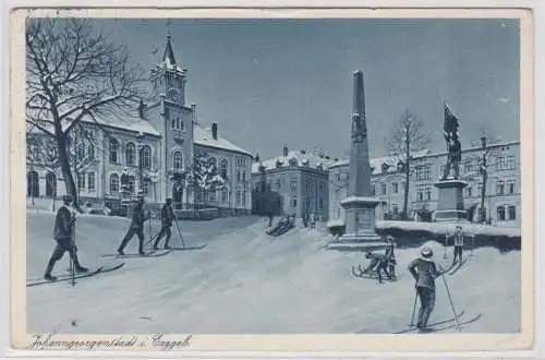 60733 Winter Ak Johanngeorgenstadt im Erzgebirge 1931