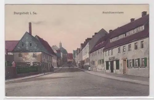 68371 Feldpost Ak Burgstädt in Sachsen Rochlitzerstrasse 1915