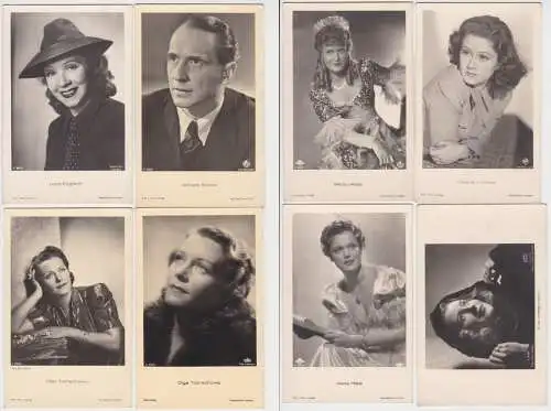93677/8 Ak meist von Film Stars Schauspielern um 1940