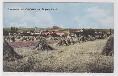 23900 Ak Totalansicht von Großröda mit Eugenschacht 1929
