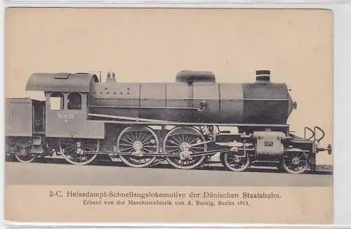 16524 Ak Heissdampf-Schnellzugslokomotive der Dänischen Staatseisenbahn 1913
