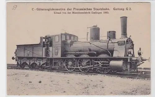 76016 AK Güterzuglokomotive d. preussischen Staatsbahn Esslingen 1883 Gattung G2