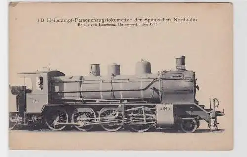 85234 AK Heißdampf-Personenzugslokomotive der spanischen Nordbahn Hanomag 1921