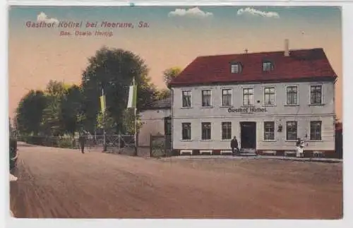 84783 Ak Gasthof Köthel bei Meerane in Sachsen 1919