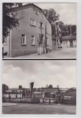 89885 AK Schlettau im Erzgebirge - Ferienheim Lindenhof & Kinderferienlager 1968