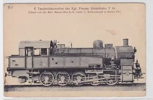 91002 Ak E Tenderlokomotive der kgl.Preuss.Staatsbahn P 16 1913