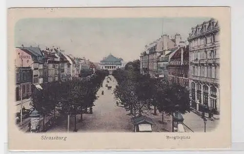 89044 Ak Strassburg im Elsass Broglieplatz 1905
