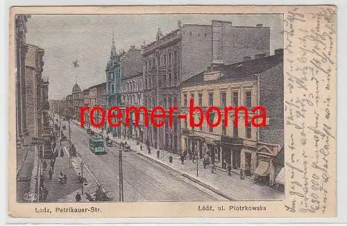 75499 Ak Lodz Petrikauer Str. Łódź ul. Piotrkowska 1915