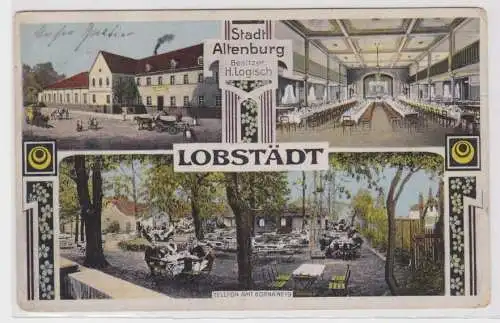 95579 Mehrbild Ak Lobstädt Gasthof Stadt Altenburg 1915