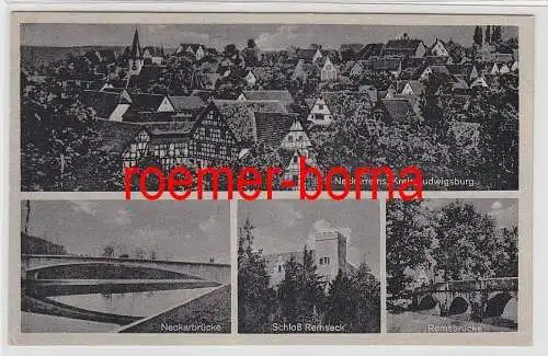 74929 Mehrbild Ak Neckarrems Kreis Ludwigsburg 1942