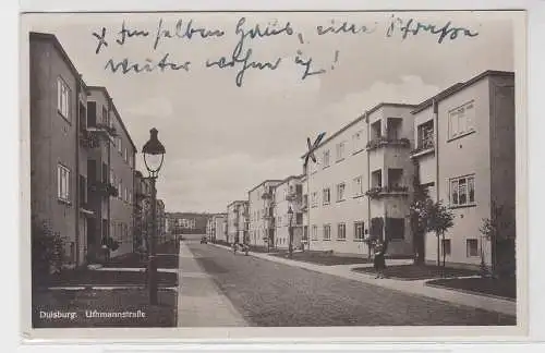 82102 Foto Ak Duisburg Uthmannstrasse 1930