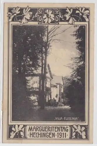 36431 Rahmen Ak Margueritentag in Hechingen 1911 - Villa Eugenia