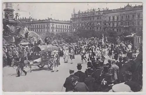 91262 Ak Historischer Festzug 500jähriges Jubiläum der Universität Leipzig 1909