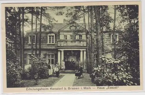 67204 AK Erholungsheim Kersdorf bei Briesen in der Mark - Haus "Exaudi" 1930