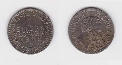 1 Silbergroschen Münze Preussen 1825 D ss (152517)