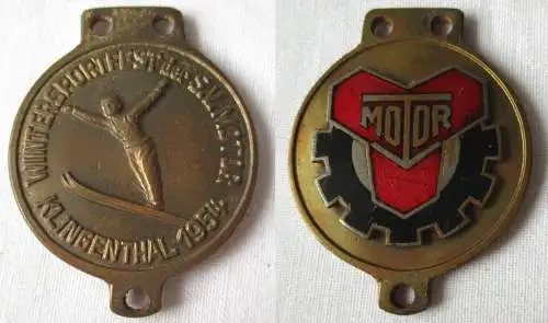 DDR Medaille Wintersportfest der Sportvereinigung Motor Klingenthal 1954 (104930