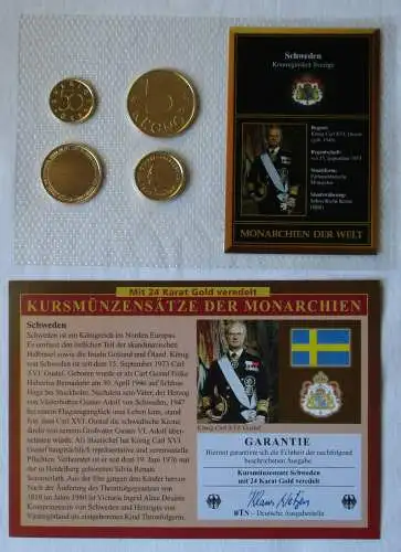 Monarchien der Welt KMS Kursmünzensatz Schweden (133073)
