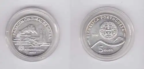 5 Euro Silbermünze 2006 Portugal Paisagem Cultural de Sintra (124472)