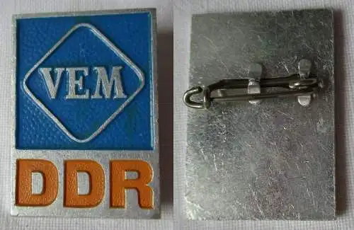 DDR Abzeichen VEM DDR Vereinigung Elektro Maschinenbau (111507)