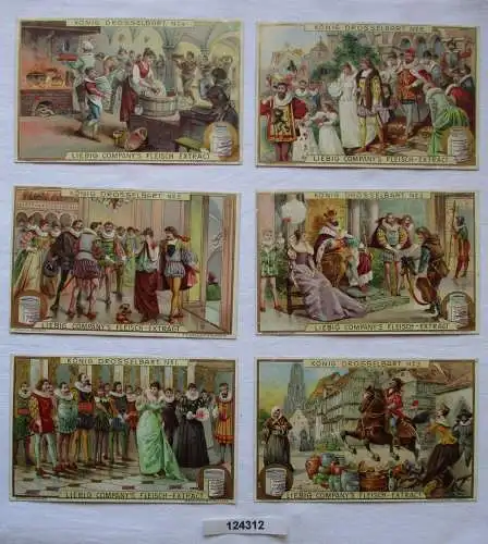 4/124312 Liebigbilder Serie Nr. 536 König Drosselbart 1902