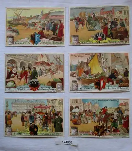 4/124300 Liebigbilder Serie Nr. 636 Die Faktoreien der Hansa 1905
