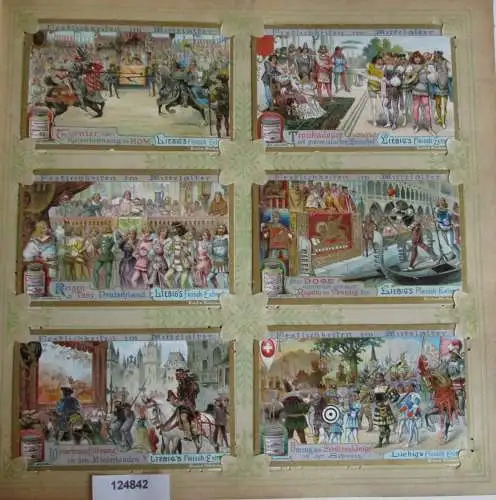 C124842 Liebigbilder Serie Nr. 528 Festlichkeiten im Mittelalter 1902