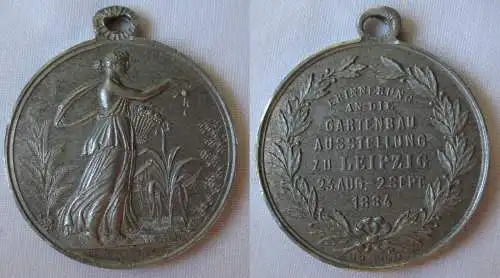 Seltene Medaille Gartenbauausstellung zu Leipzig 23. Aug - 2. Sept 1884 (125349)