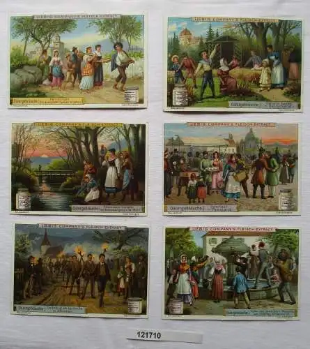 4/121710 Liebigbilder Serie Nr. 506 Ostergebräuche 1901