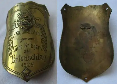seltener Stocknagel 50 Jahre sächs Kriegerverein Erfenschlag 1925 (120371)