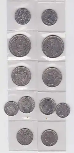 Kursmünzsatz KMS Venezuela mit 6 Münzen in Stempelglanz (133810)