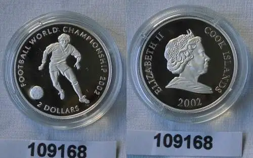 2 Dollar Silber Münze Cook Islands Cook Inseln 2002 (109168)