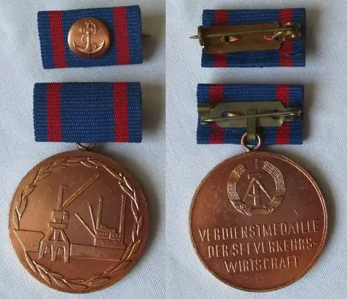 DDR Medaille für treue Dienste Seeverkehrswirtschaft in Bronze im Etui (117103)