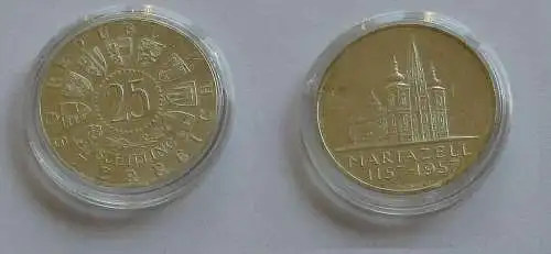 25 Schilling Silber Münze Österreich Mariazell 1957 (131823)