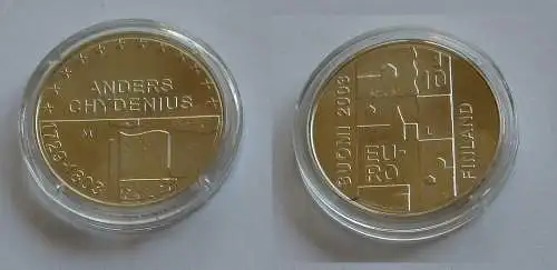 10 Euro Silbermünze Finnland 200.Todestag von Anders Chydenius 2003 (131922)
