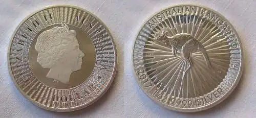 1 Dollar Silber Münze Australien Kangaroo Kängeruh 2017 1 Unze Ag  (117812)