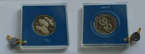DDR Gedenk Münze 10 Mark 25 Jahre Nationale Volksarmee NVA 1981 PP (132350)