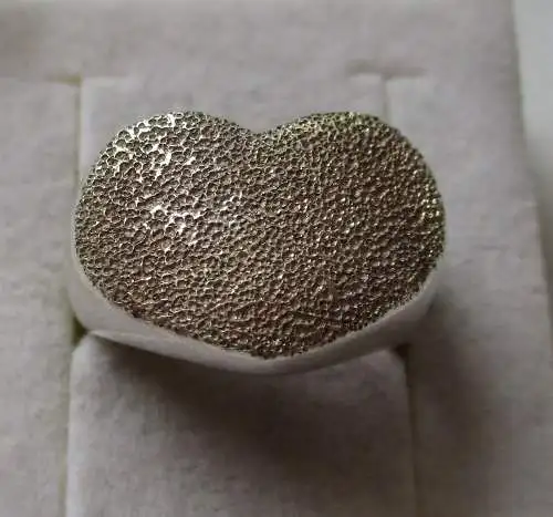 Charmanter 925er Sterling Silber Ring in Herzform (101659)