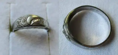 eleganter 925er Sterling Silber Damen Ring mit kleinem Schmuckstein (107510)