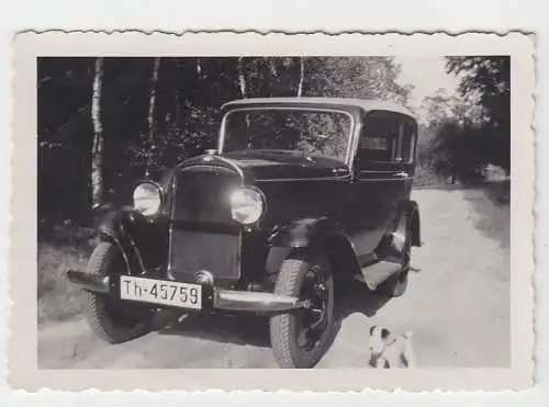 64465 Original Foto Opel Automobil um 1930