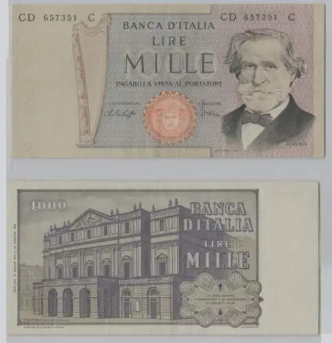 1000 Lire Banknote Italien Italia 10.05.1979 Pick 101f (153694)