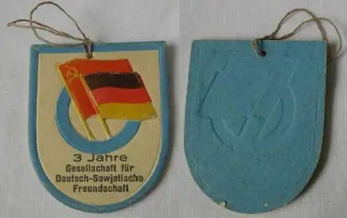 DDR Abzeichen 3 Jahre Gesellschaft für deutsch-sowjetische Freundschaft (152769)