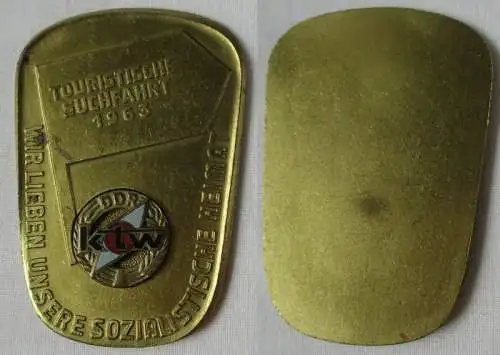 DDR Medaille Touristische Suchfahrt 1963 KTW sozialistische Heimat (152631)